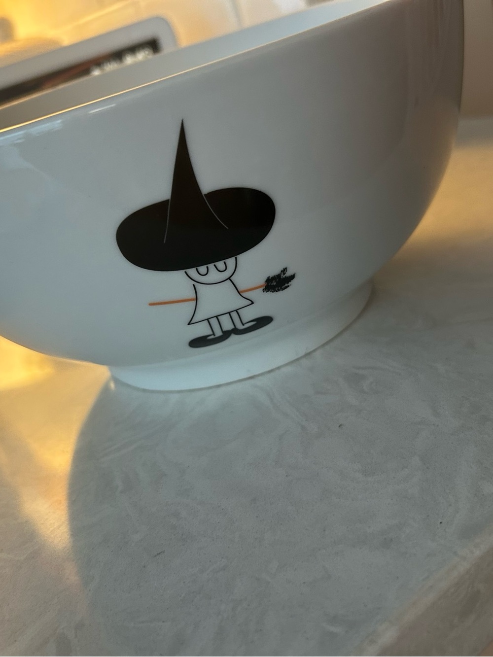 BIA Halloween - Bat/Pumpkin/Witch/Ghost Large Ceramic Bowl